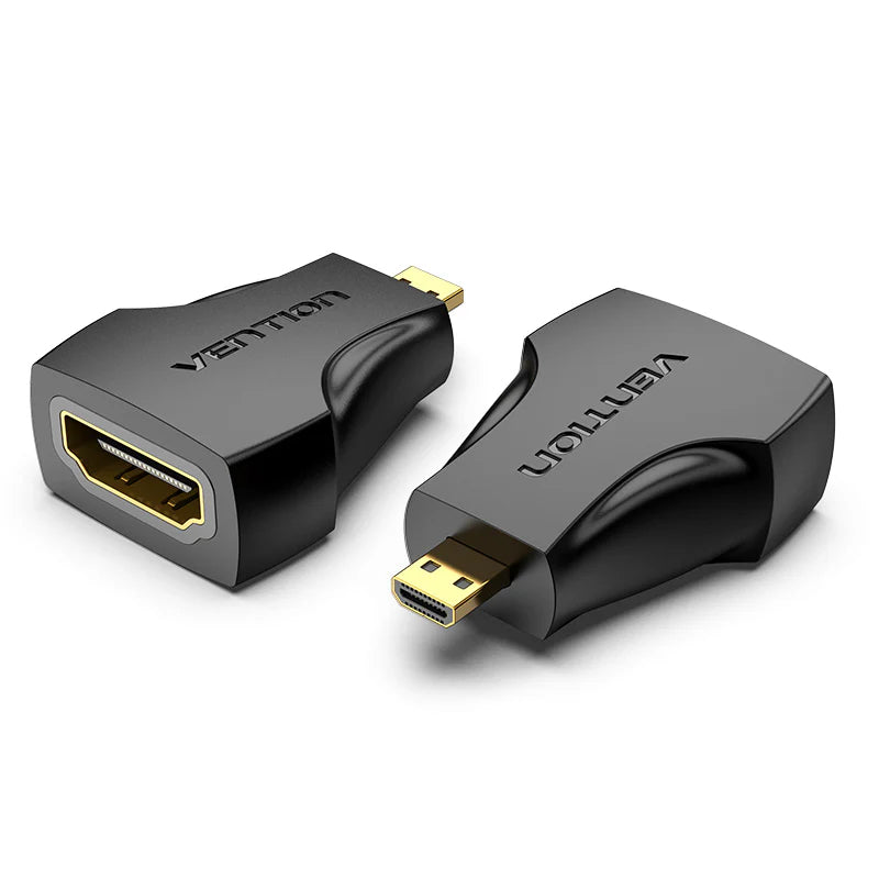 Vention Micro HDMI to HDMI Adapter  - 4K / Black