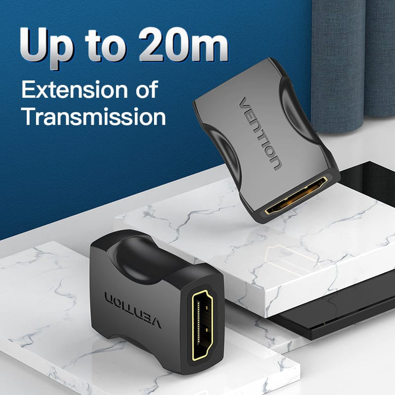 Vention HDMI Female to Female Coupler Adapter - 4K / Black