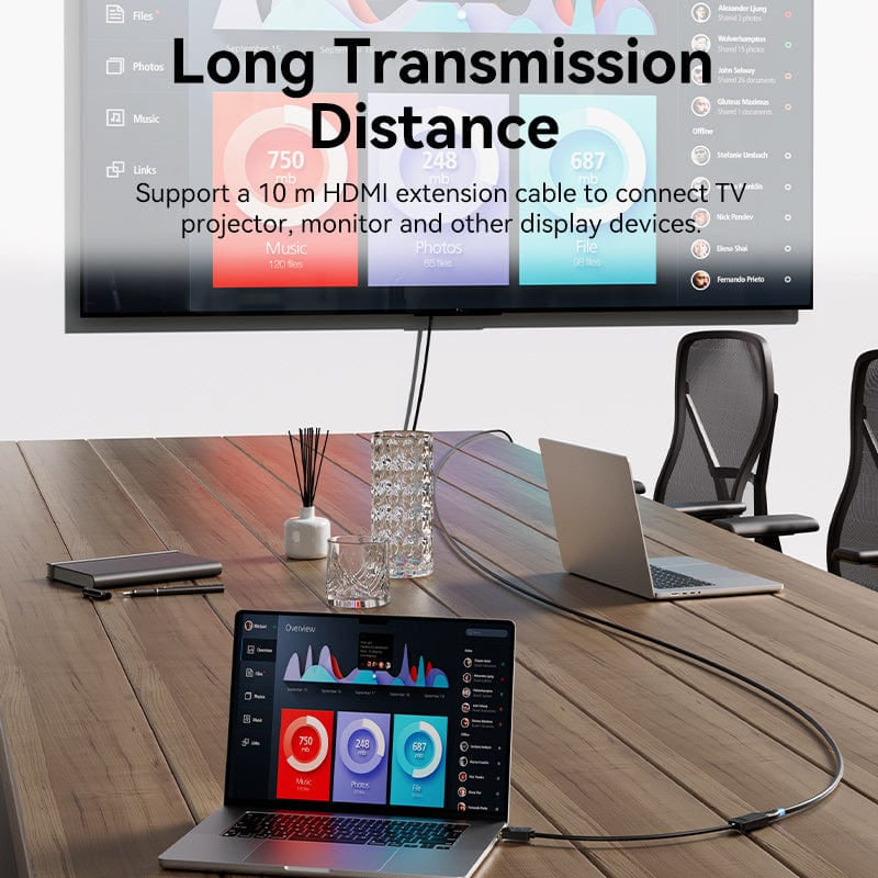 Vention DisplayPort to HDMI Converter - 4K / Black
