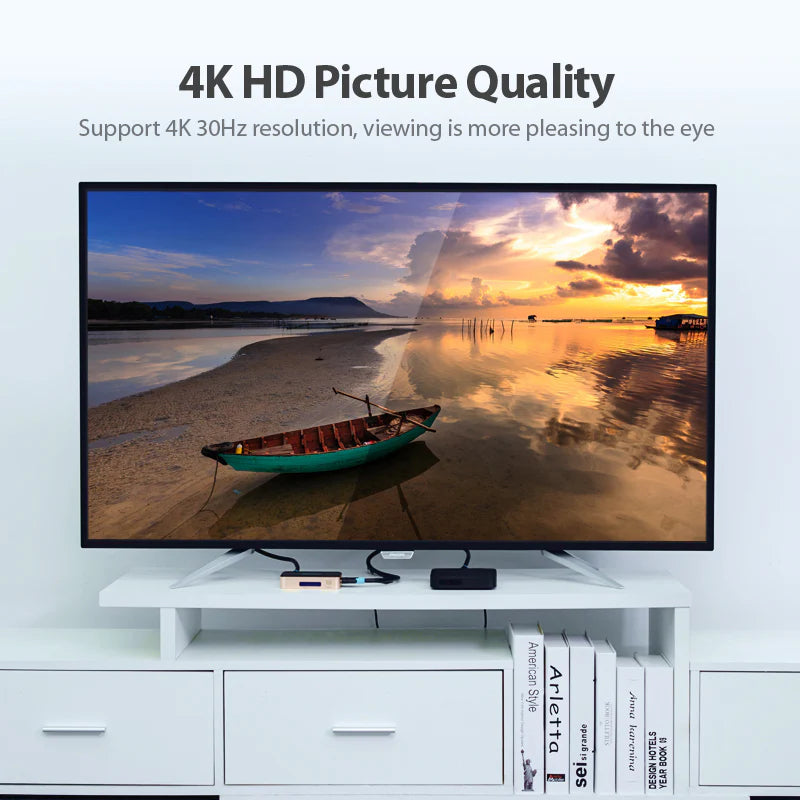 Vention 1-In-4-Out HDMI Splitter - 4K / Black