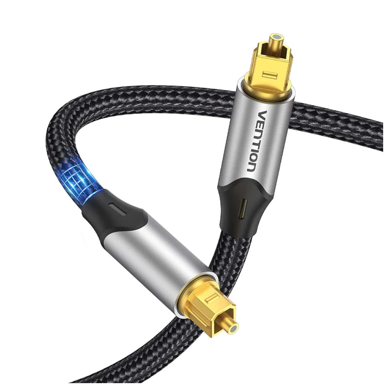 Vention Optical Fiber Audio Cable - 1.5 Meter / Gray