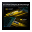 AOHi Future Magflash 2-in-1 Charging & Data Storage Cable - 240W / USB-C / 1000MB/s / Yellow