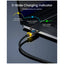 AOHi Magline Nylon LED Digital Display Cable - 140W / 480Mbp/s / USB-C / 1.2 Meter / Black