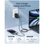 AOHi Magcube Dual-Port Foldable GaN Charger - 67W / USB-C / USB-A / Yellow