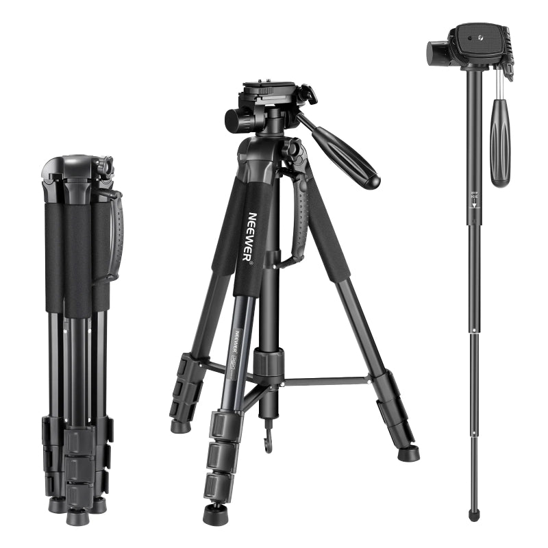 NEEWER SAB264 70" 2 in 1 Camera Tripod Monopod - Black
