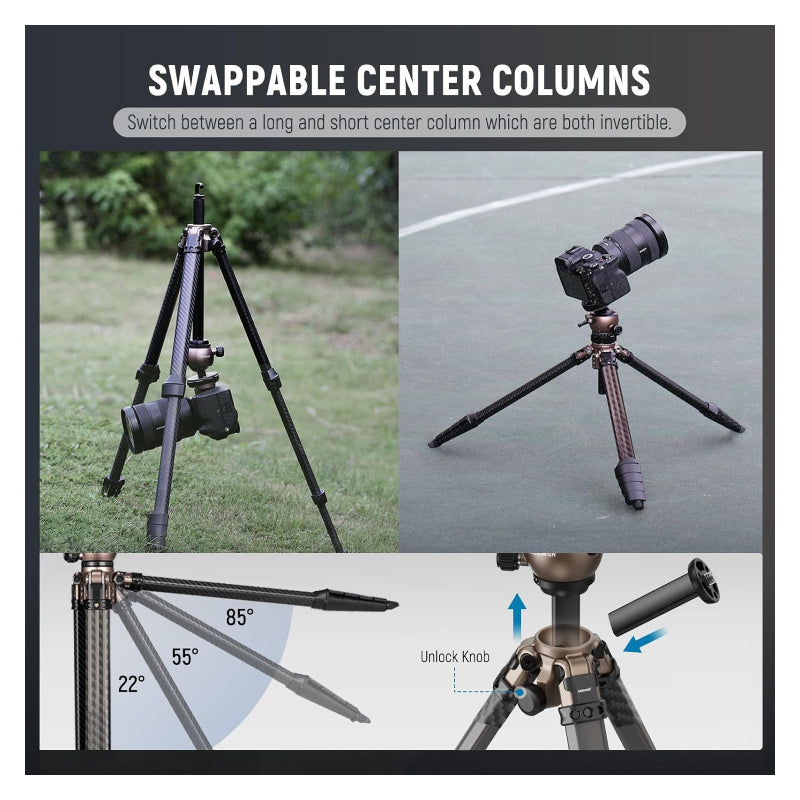 NEEWER LITETRIP LT35 61" Travel Tripod - Black