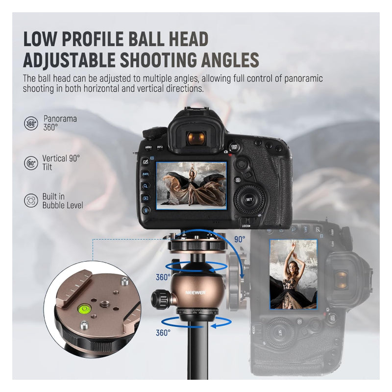 NEEWER LITETRIP LT35 61" Travel Tripod - Black