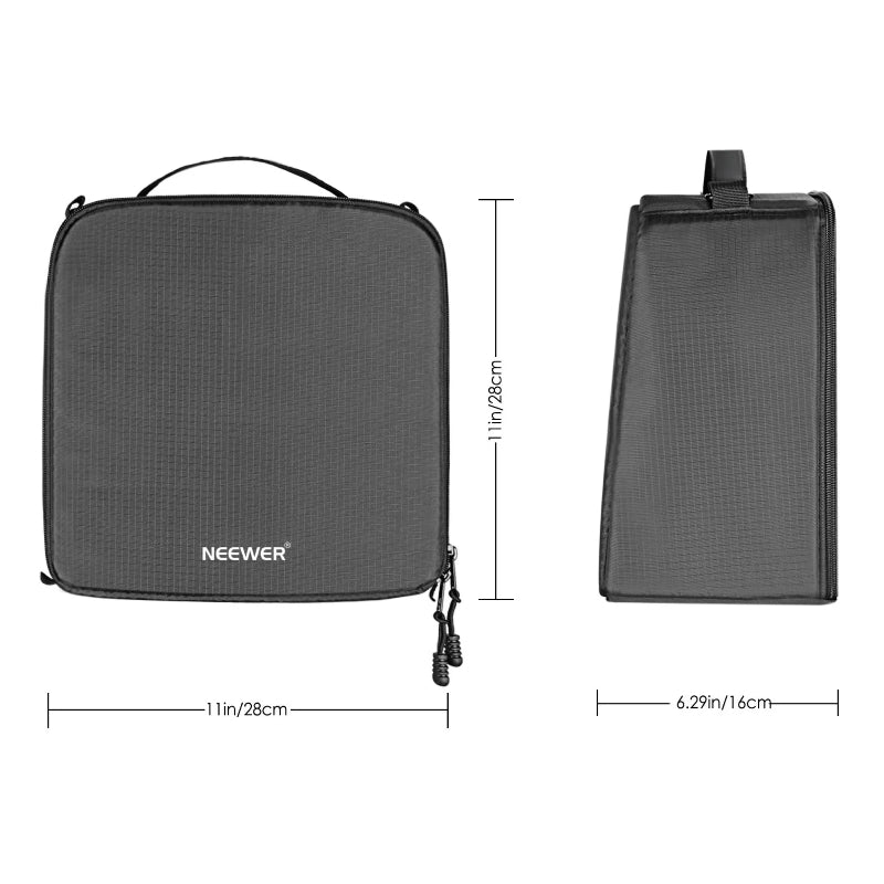 NEEWER Camera Carrying Case - Black/Orange