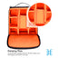 NEEWER Camera Carrying Case - Black/Orange