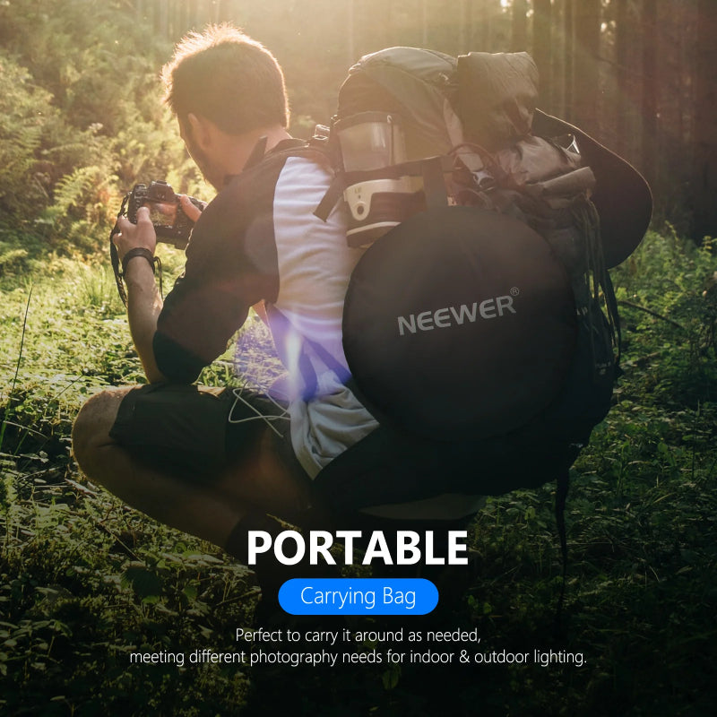 NEEWER 5-in-1 Collapsible Light Reflector - 110cm