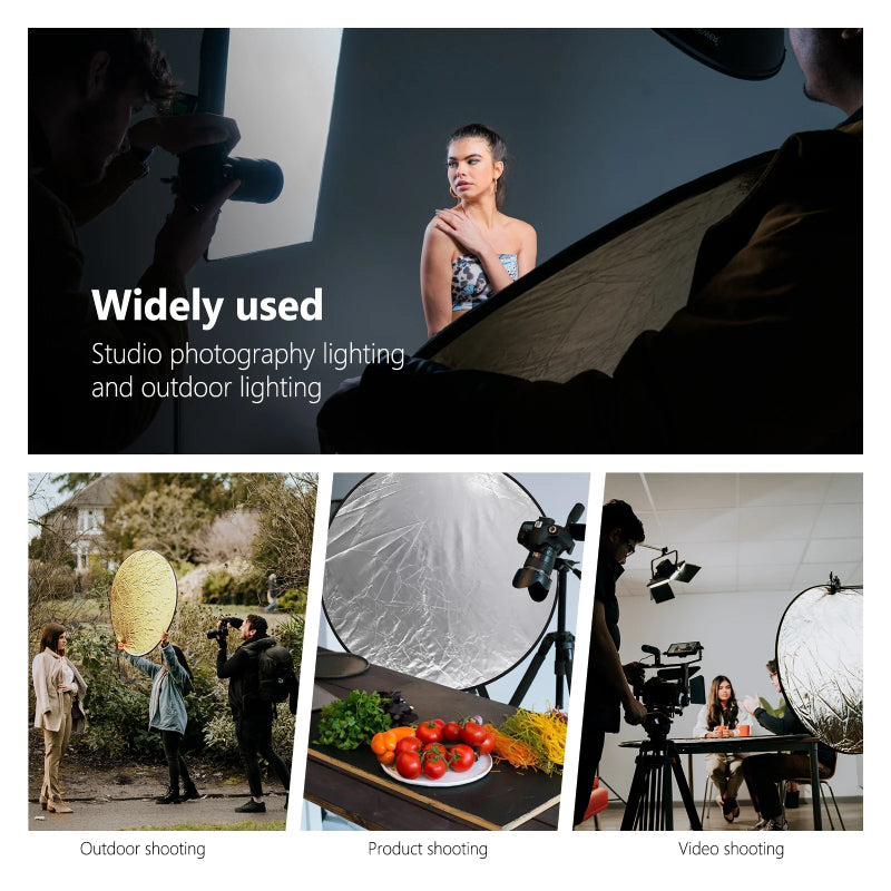 NEEWER 5-in-1 Collapsible Light Reflector - 110cm