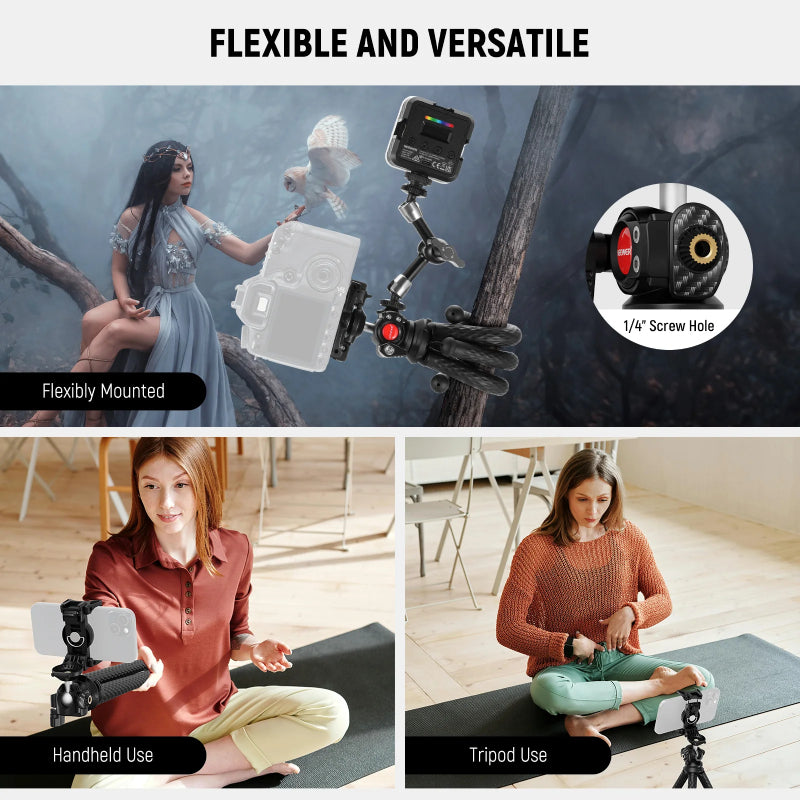 NEEWER TP34 Flexible Tripod with Remote - Black