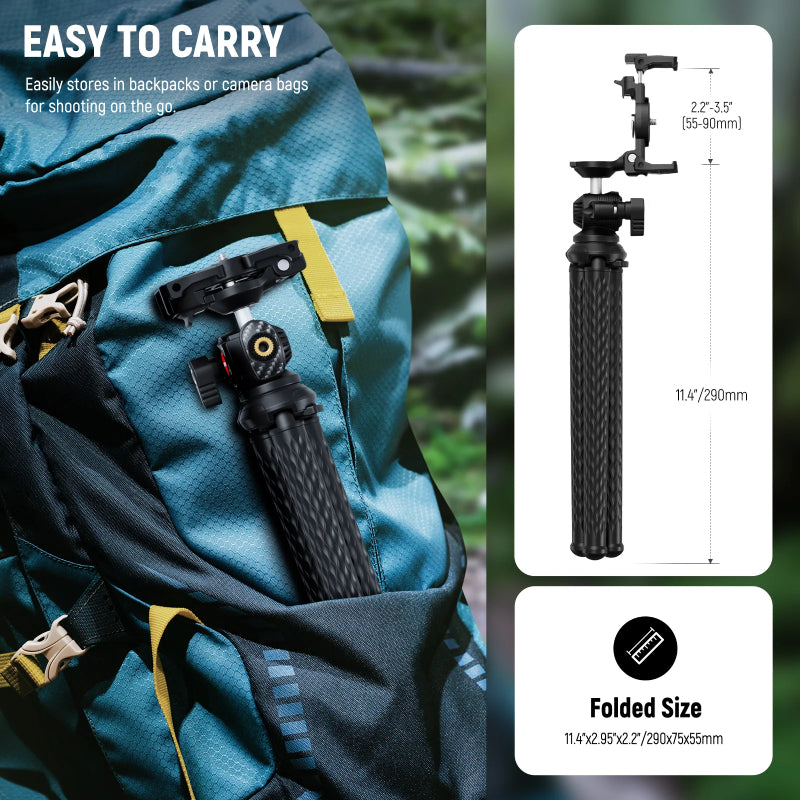 NEEWER TP34 Flexible Tripod with Remote - Black