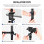 NEEWER TL253A+CR221A Tabletop Camera Mount Stand - Black