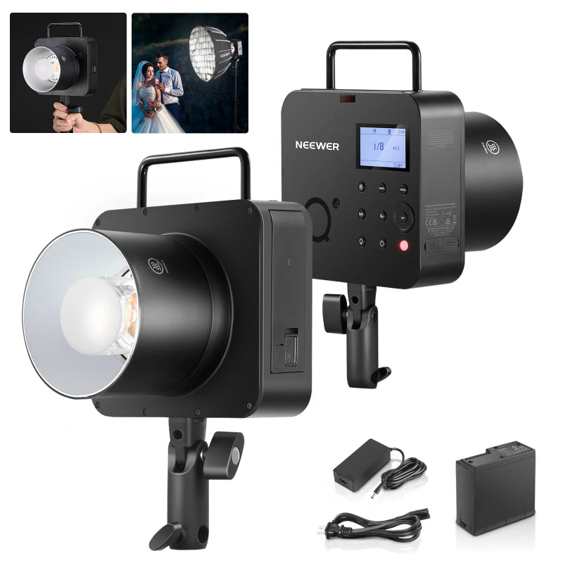 NEEWER Q4 400Ws 2.4G TTL Flash - Black