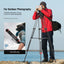 NEEWER BASICS TP37 74" Video Tripod with Fluid Head - Black