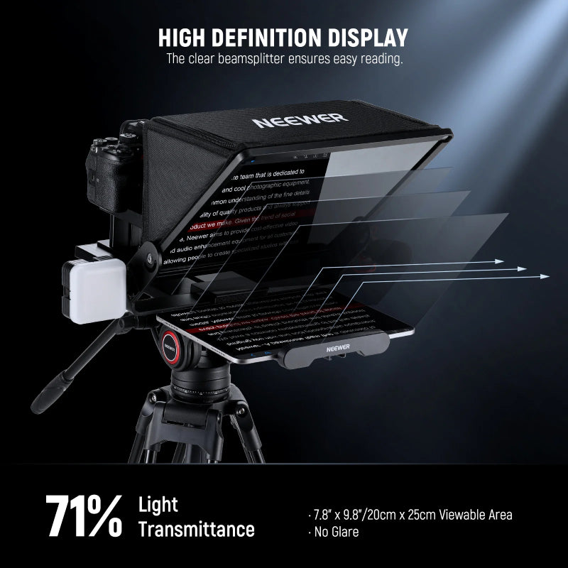 NEEWER X14 III Remote Control Teleprompter - Black