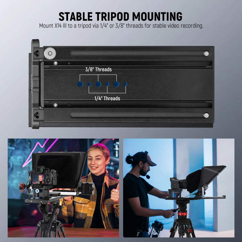 NEEWER X14 III Remote Control Teleprompter - Black