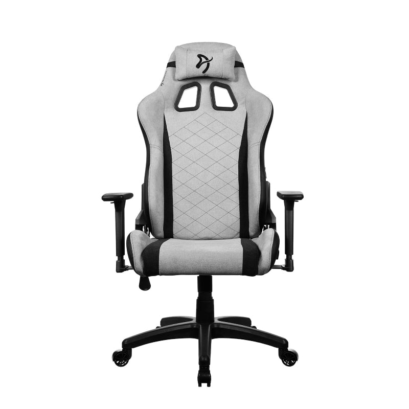 Arozzi Avanti Soft Fabric Gaming Chair - Light Grey
