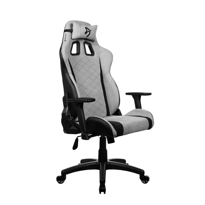 Arozzi Avanti Soft Fabric Gaming Chair - Light Grey