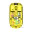 Earldom KM16 Transparent RGB Wireless Office Mouse - 1600dpi / Yellow