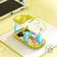 Earldom KM16 Transparent RGB Wireless Office Mouse - 1600dpi / Yellow