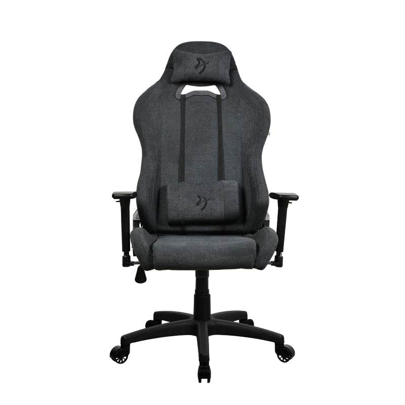 Arozzi Torretta Soft Fabric Gaming Chair - Dark Grey