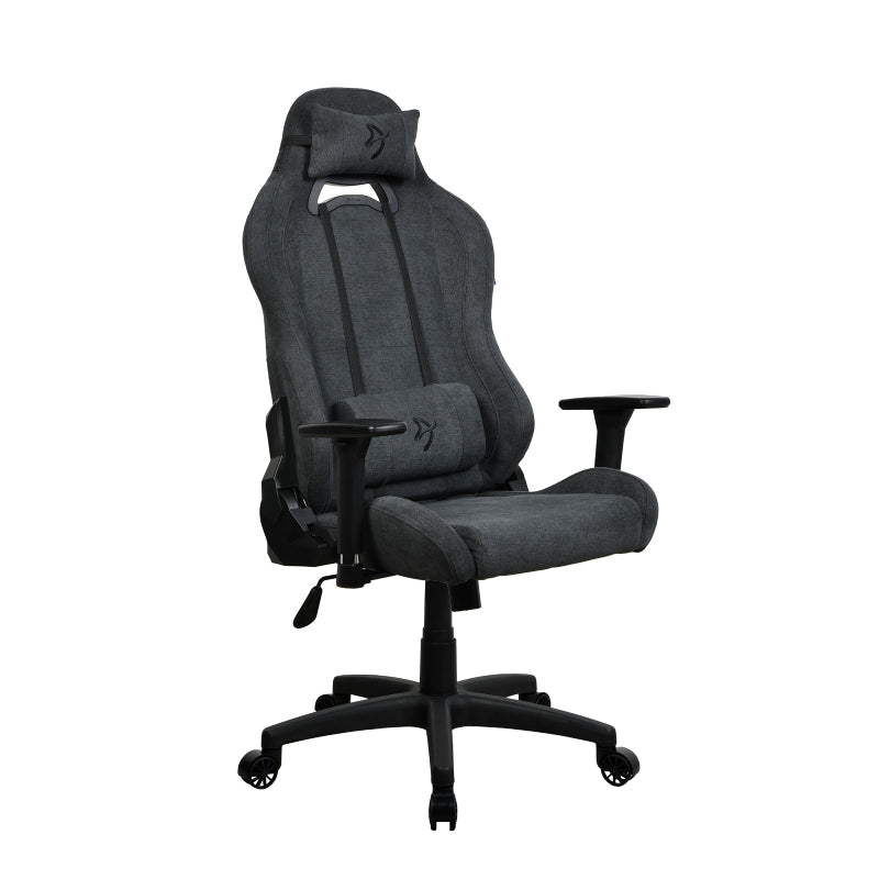 Arozzi Torretta Soft Fabric Gaming Chair - Dark Grey