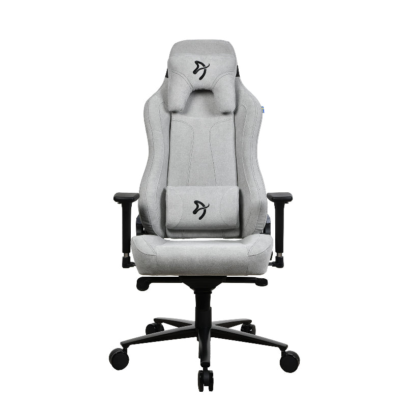 Arozzi Vernazza Soft Fabric Gaming Chair - 3D / Light Grey