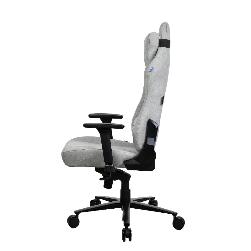 Arozzi Vernazza Soft Fabric Gaming Chair - 3D / Light Grey
