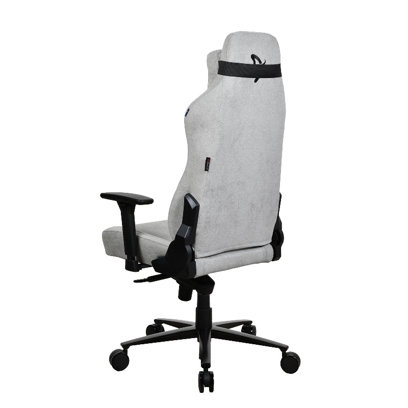 Arozzi Vernazza Soft Fabric Gaming Chair - 3D / Light Grey