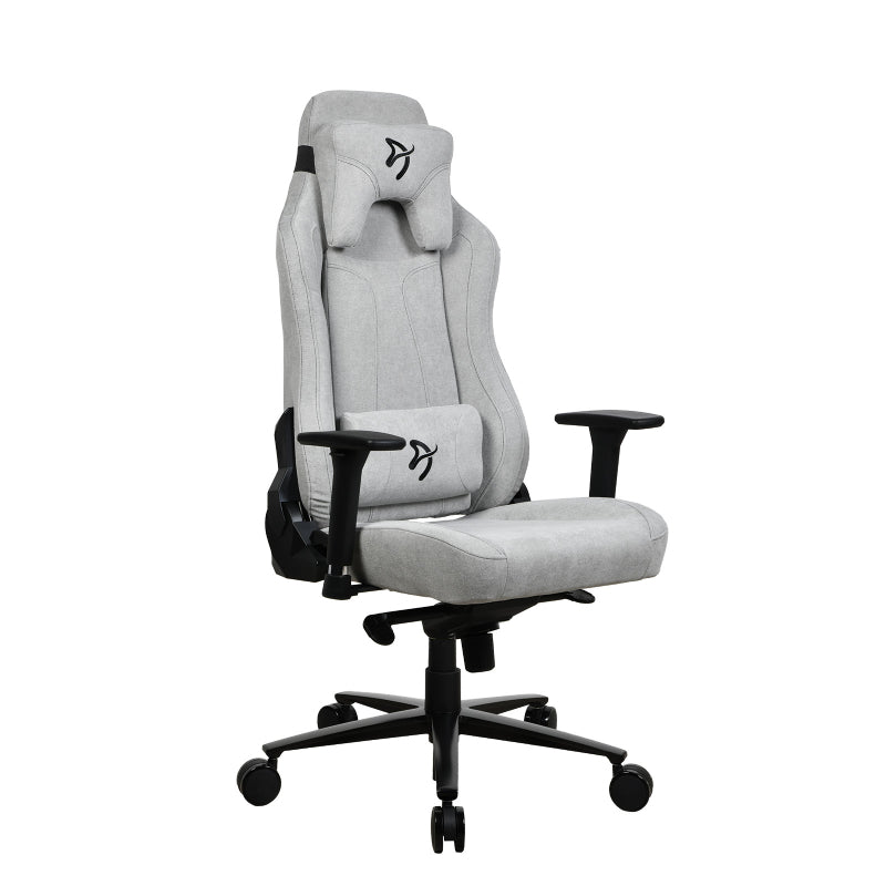 Arozzi Vernazza Soft Fabric Gaming Chair - 3D / Light Grey