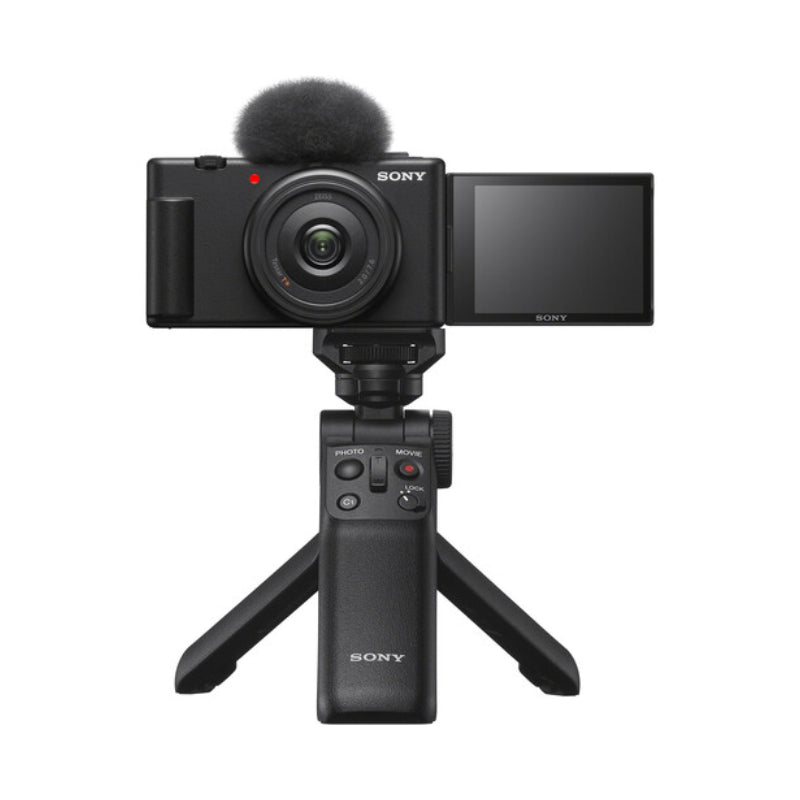 Sony ZV-1F Vlogging Camera - 3" LCD / 4K UHD / Wi-Fi / Bluetooth / HDMI / USB - Black