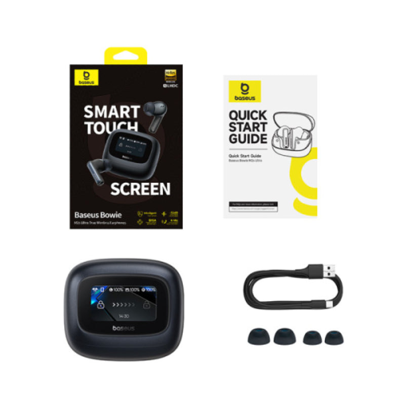 Baseus Bowie M2s Ultra True Wireless Earbuds - 600mAh / Cosmic Black