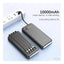 Earldom ET-PB69 Power Bank With Built-in Cable - 10000mAh / USB-C / Lightning / Micro-USB