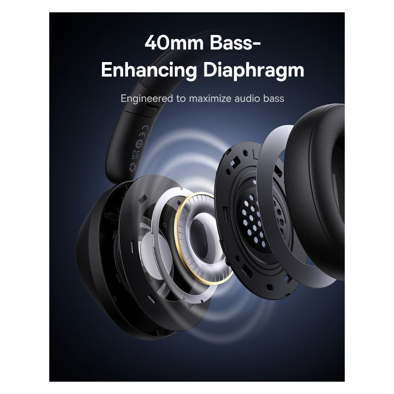Baseus BH1 Lite Wireless Headphones - Bluetooth / Cosmic Black