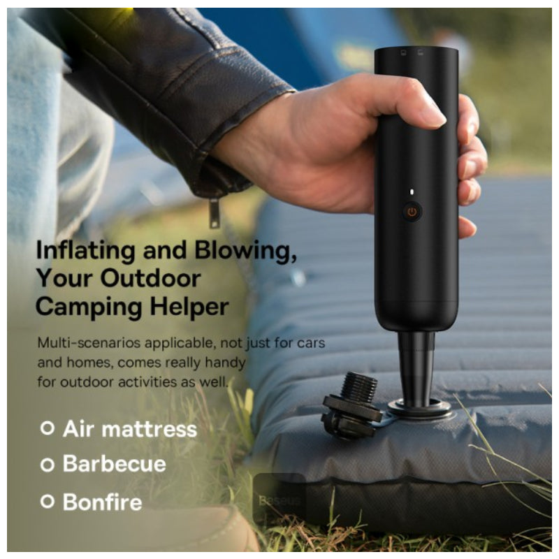 Baseus A3lite Car Vacuum Cleaner - 12000PA / USB-C / Black