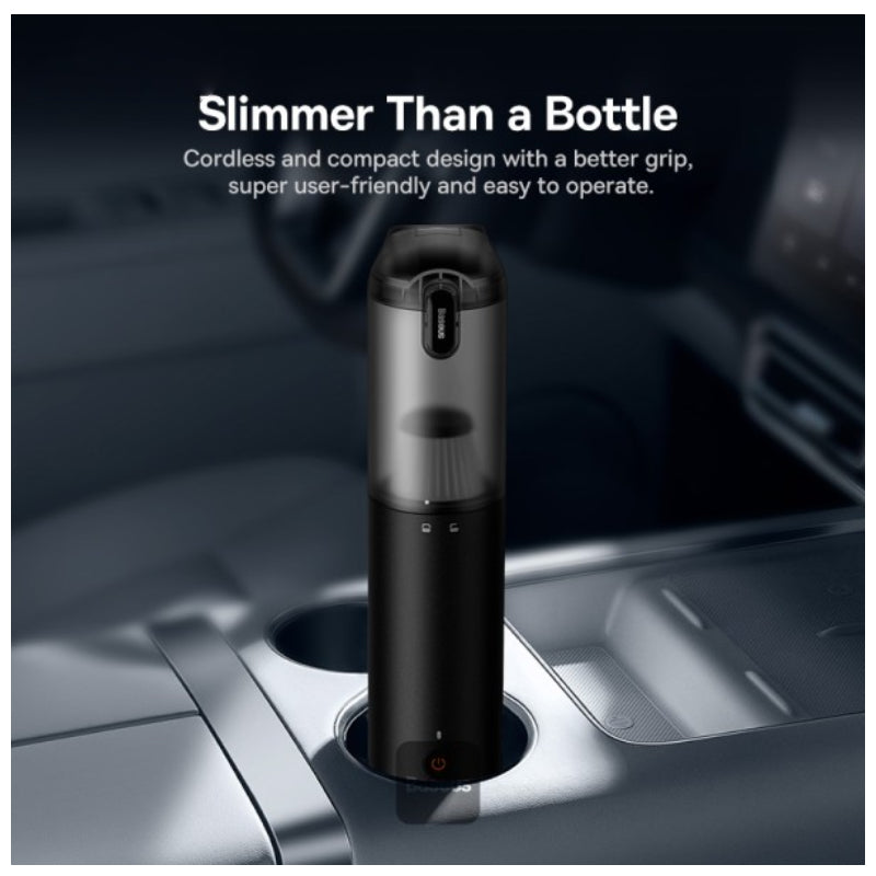 Baseus A3lite Car Vacuum Cleaner - 12000PA / USB-C / Black