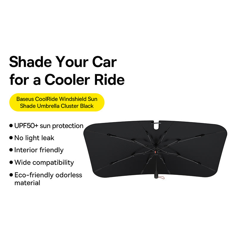 Baseus CoolRide Windshield Sunshade Umbrella - Black