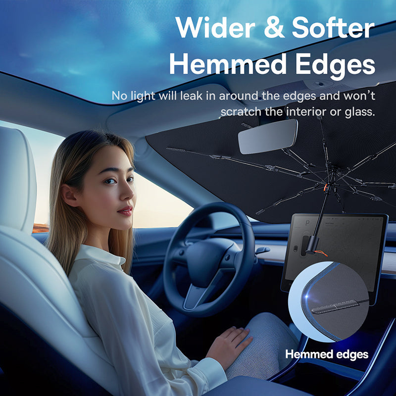 Baseus CoolRide Windshield Sunshade Umbrella - Black