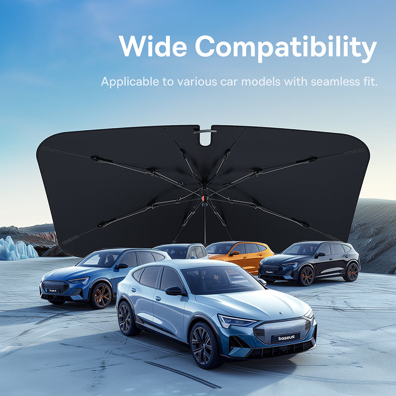 Baseus CoolRide Windshield Sunshade Umbrella - Black