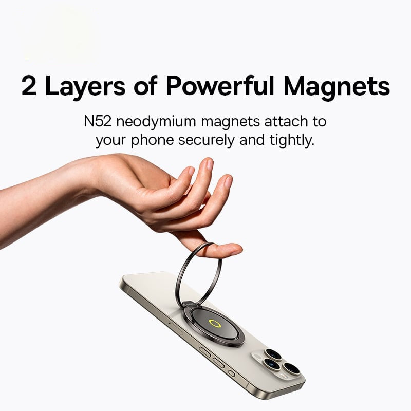 Baseus MagPro II Magnetic Ring Phone Stand - Black