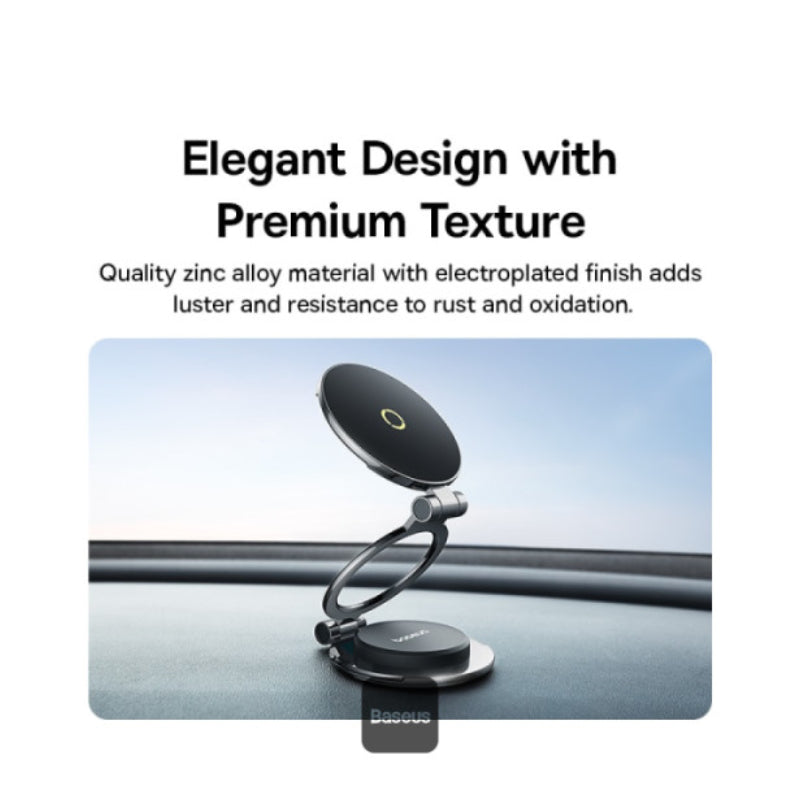 Baseus MagPro II Magnetic Stick-On Car Mount - Black