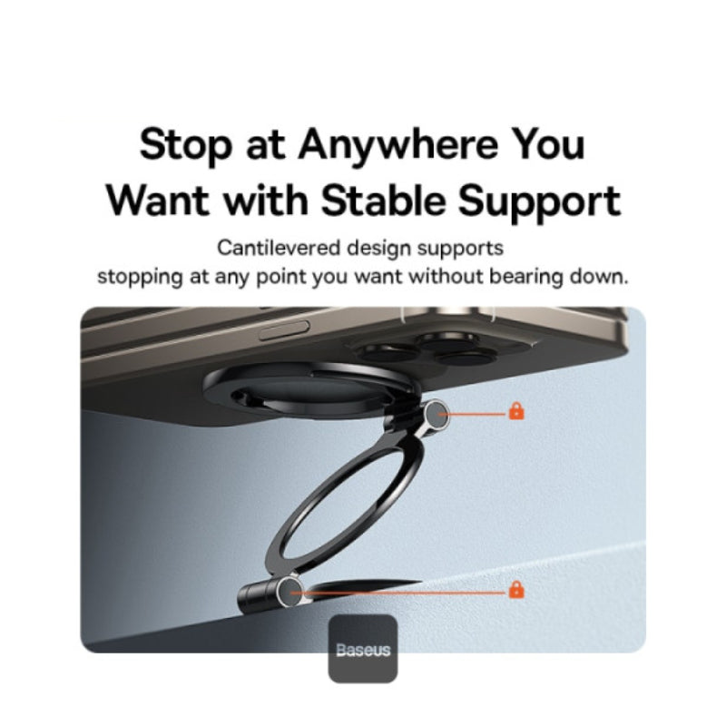 Baseus MagPro II Magnetic Stick-On Car Mount - Black