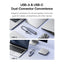Baseus UltraJoy 4-Port HUB AIR - RJ45 / USB-C / USB / Space Grey