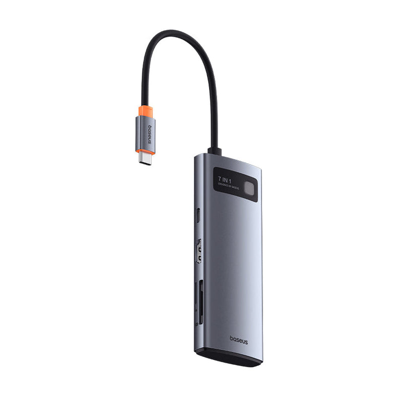 Baseus Metal Gleam 7-Port HUB - Space Grey