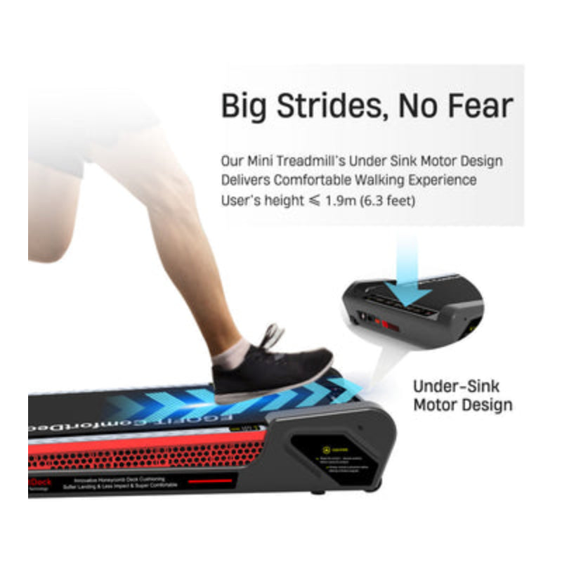 Egofit ComfortDeck M2 Suspension Technology Treadmill - Grey