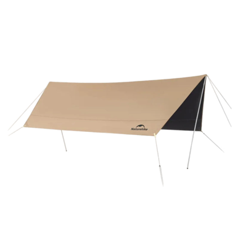 Naturehike Cloud Skies Awning Canopy Lite - Dark Brown Hexagon Vinyl-S