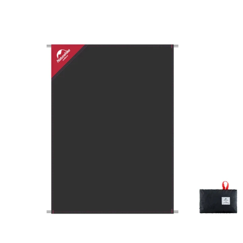 قطعة قماش أرضية خارجية متعددة الوظائف فائقة الخفة نيتشر هايك، أسود، صغير