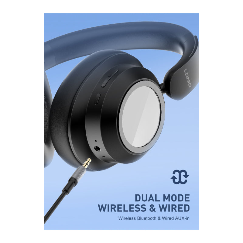 LDNIO H01 Wireless Gaming Headphone - Over-Ear / Bluetooth / White